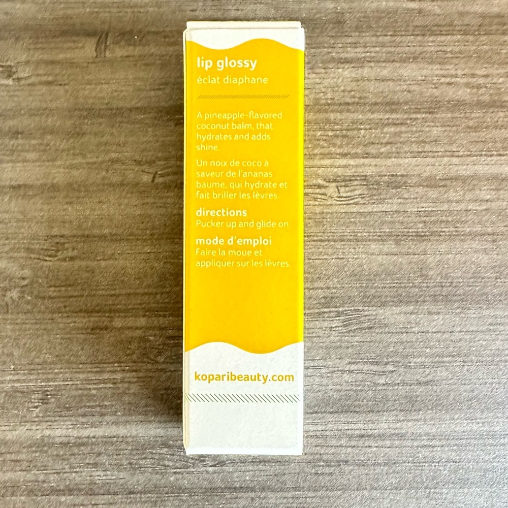 Kopari Lip Glossy Pineapple Flavor NWT - Picture 3 of 3